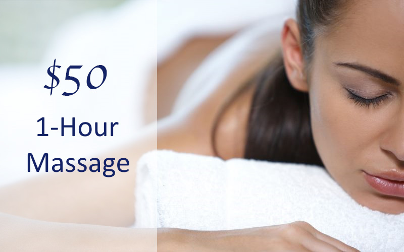 One hour massage offer